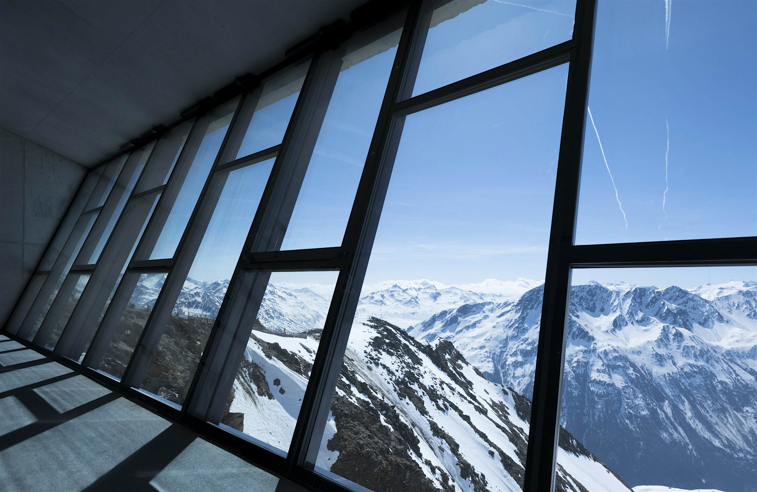 Travel News - 32. Action Hall Window The view from the hall window at 007 ELEMENTS in Austria.