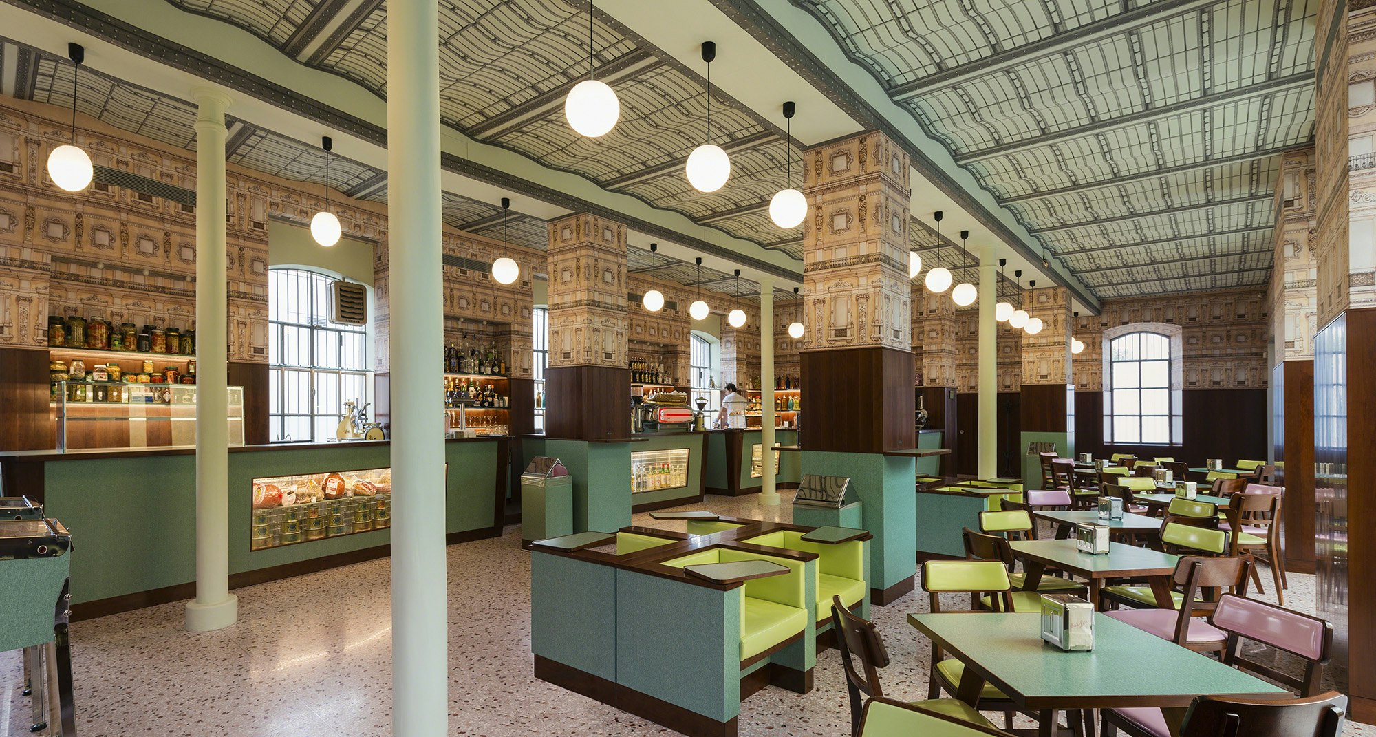 Wes Anderson's new cafe/bar in Milan