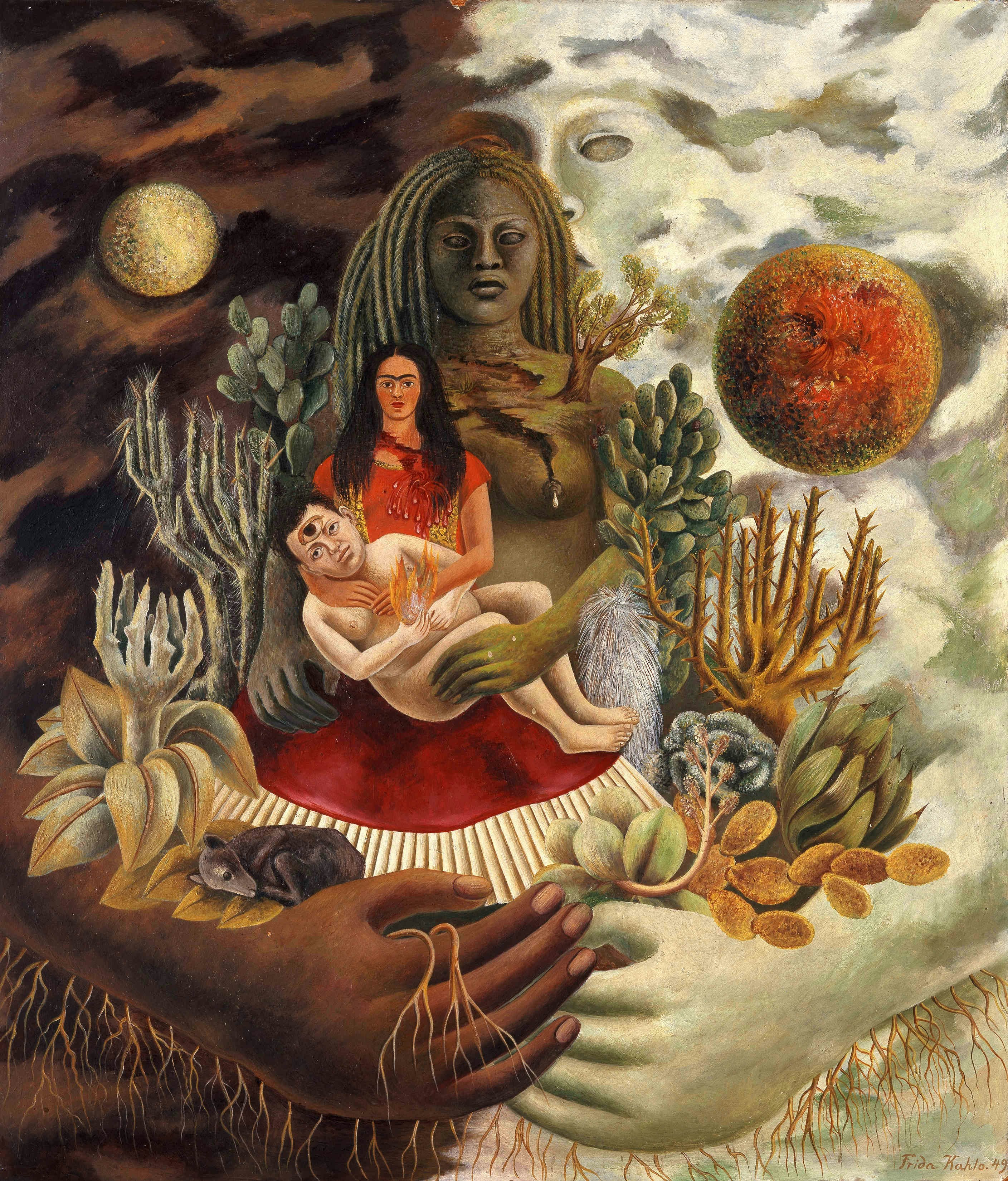 Travel News - The Love Embrace of the Universe, the Earth (Mexico), Me, Diego, and Señor Xolotl, Frida Kahlo, 1949 (c) The Jacques and Natasha Gelman Collection of 20th Century Mexican Art and The Vergel Collection