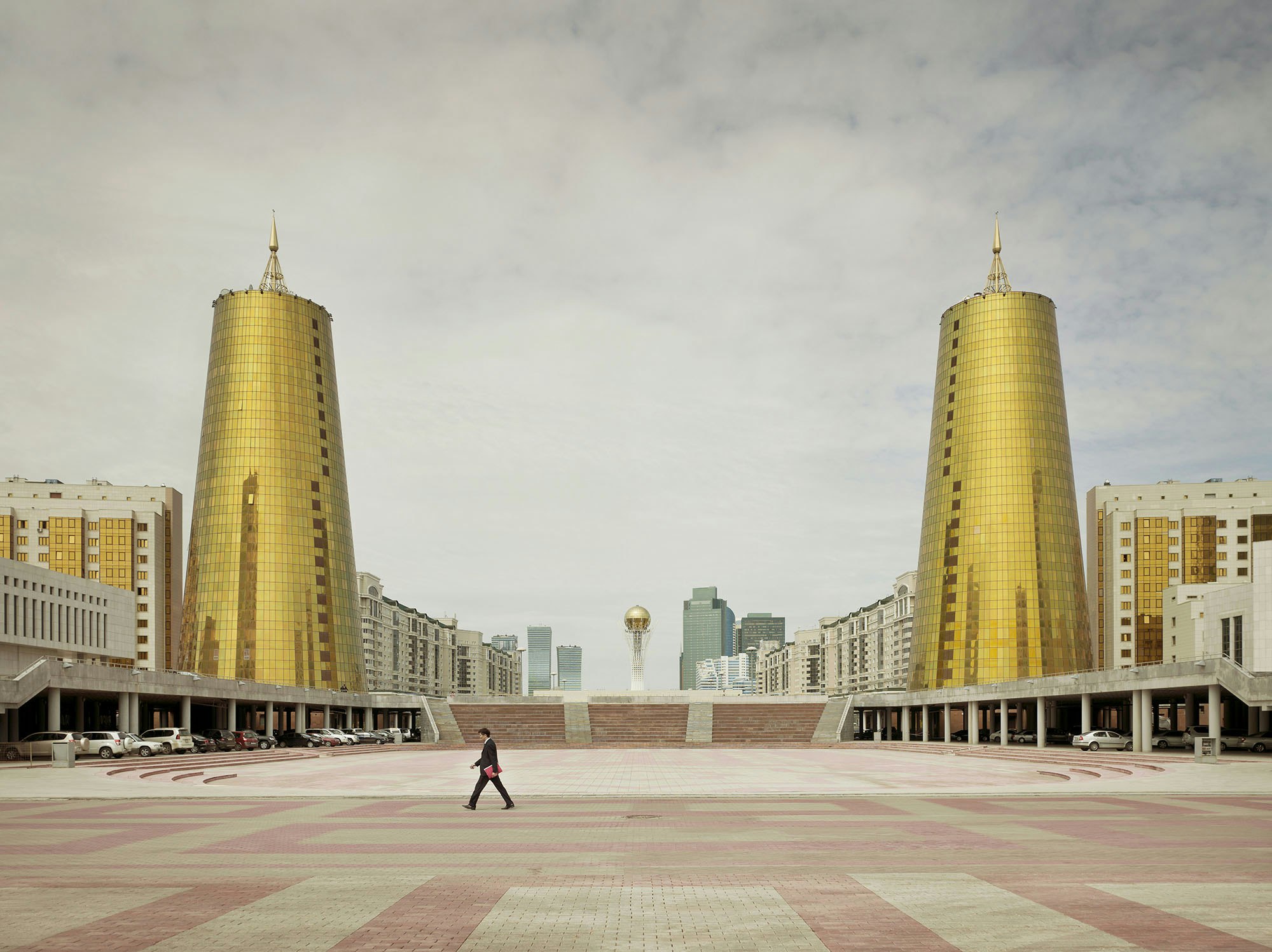 Ministry Buildings in Astana, Kazakhstan. 