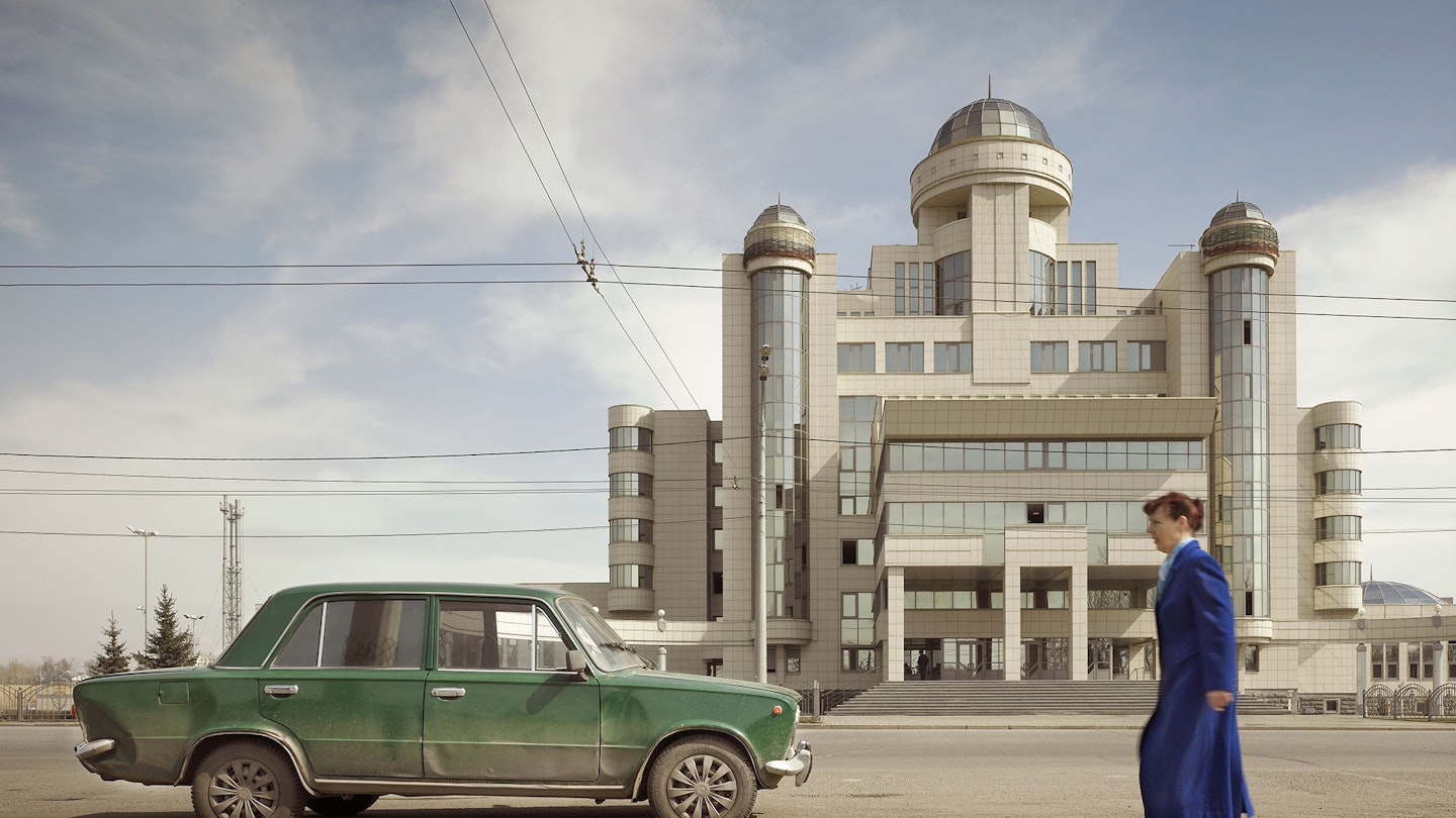 Police headquarters in Kazan, Russia.