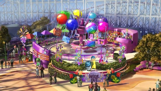 An Inside Out Ride Has Been Announced For Disney As Pixar Pier