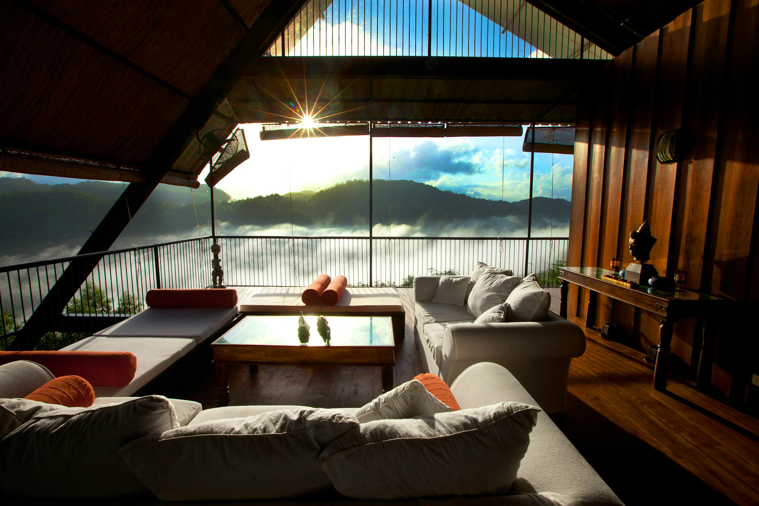 Travel News - sri lanka The living room of The Ark Villa in Sri Lanka.