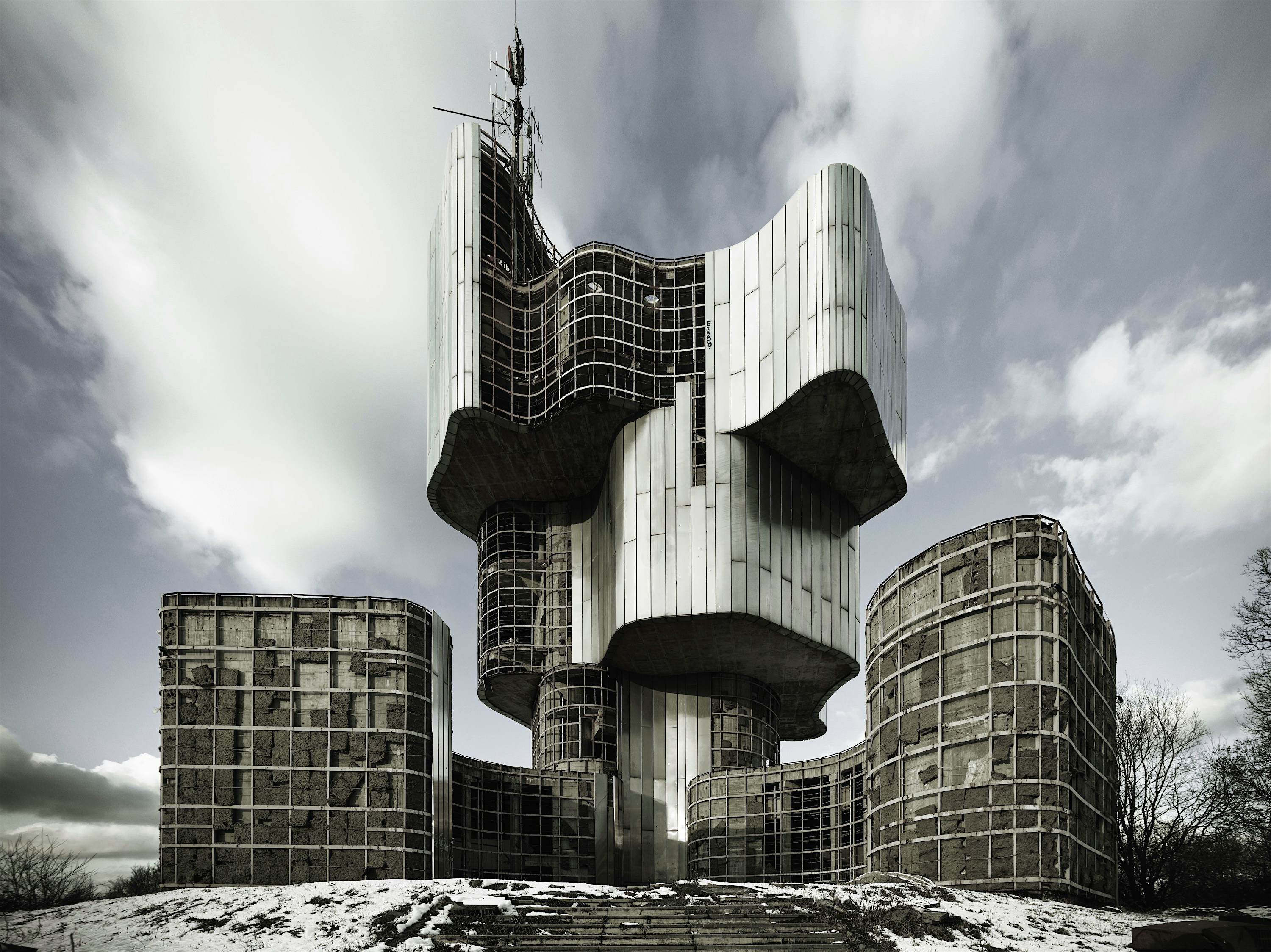 Travel News - monument_uprising_people_kordun_banija Berislav Šerbetić and Vojin Bakić. Monument to the Uprising of the People of Kordun and Banija. 1979–81. Petrova Gora, Croatia.
