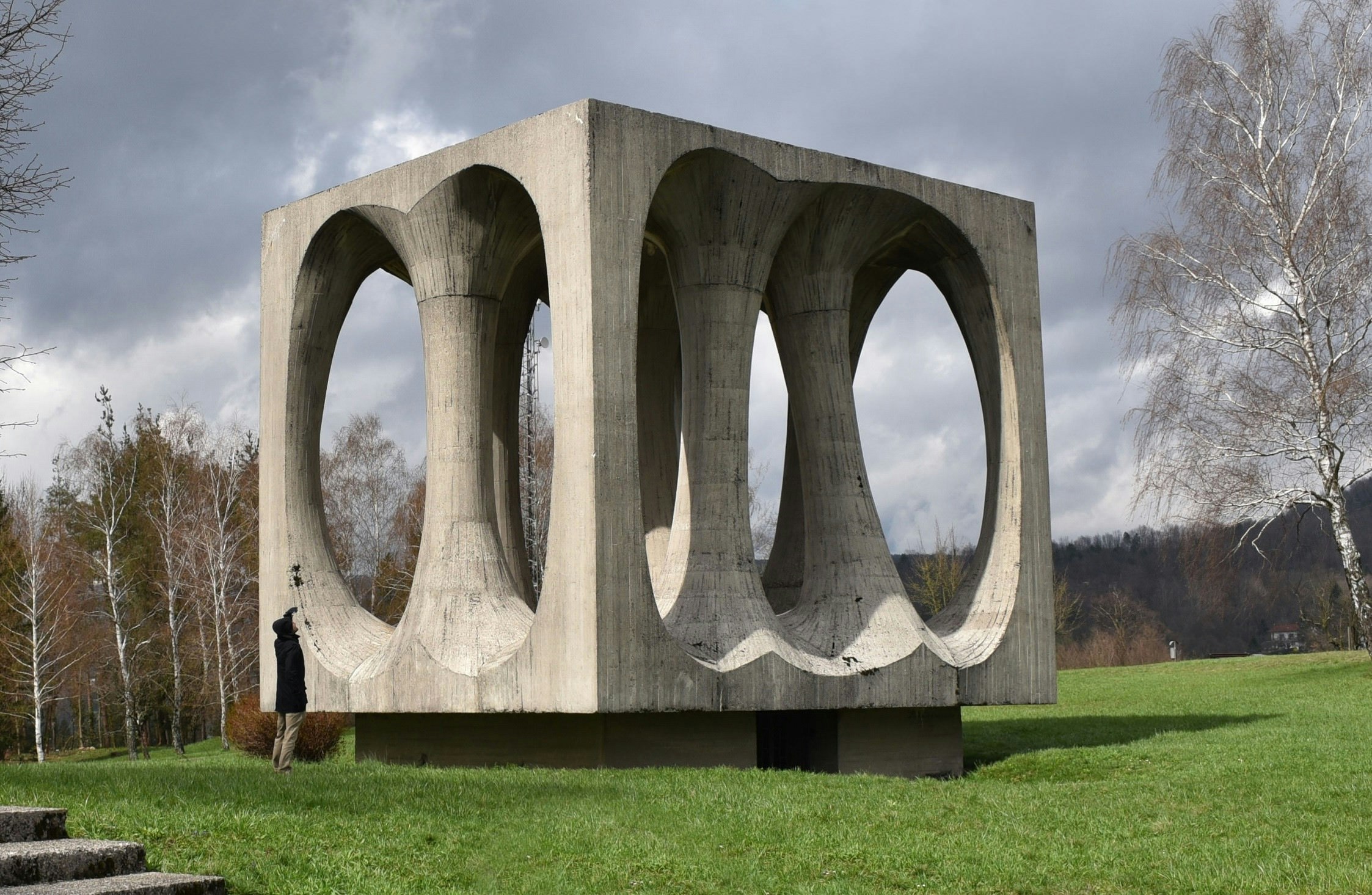 A monument in the town of Ilirska Bistrica in Slovenia.