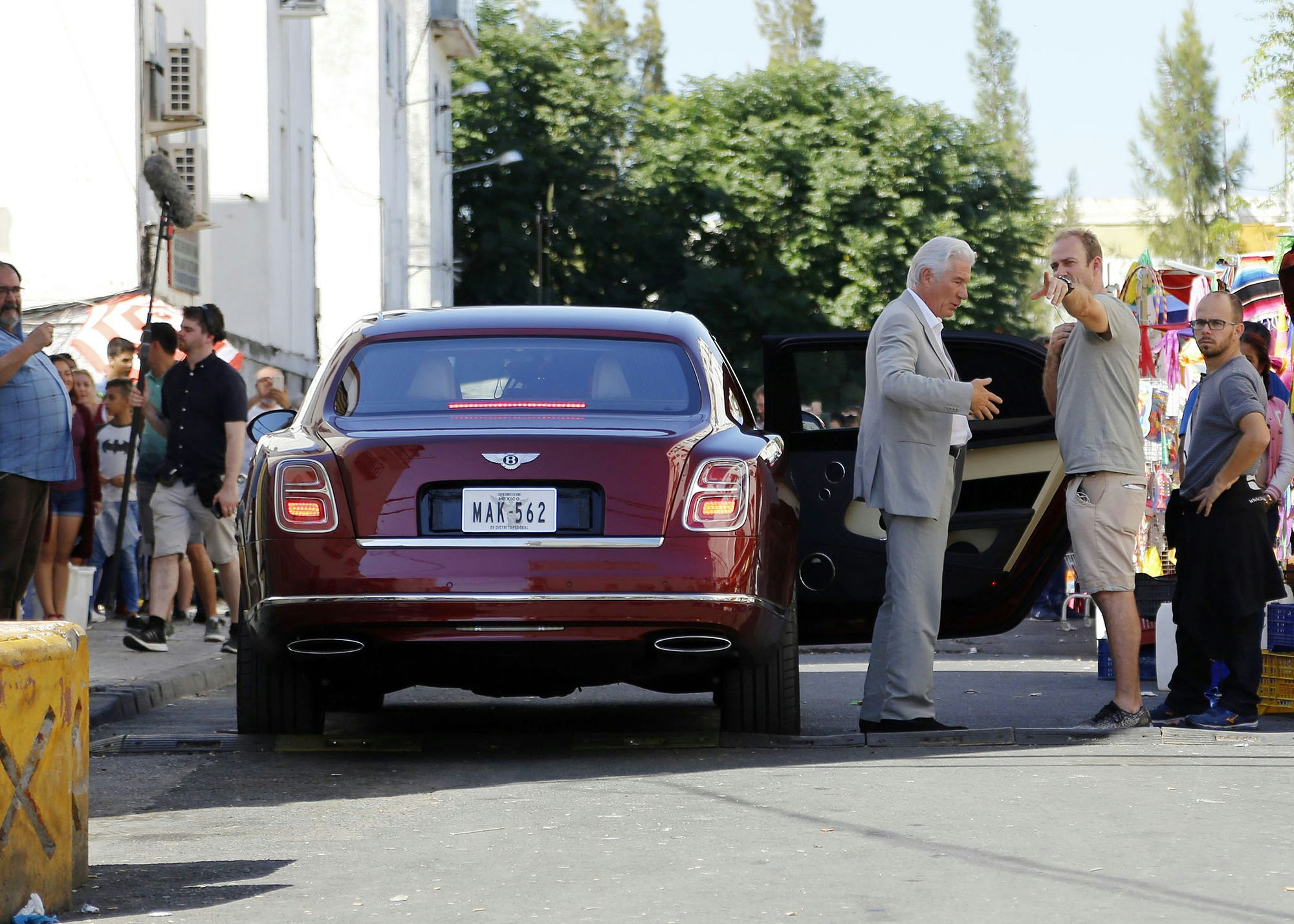 Travel News - Richard Gere On The Set Filming of 'MotherFatherSon', the BBC New Series