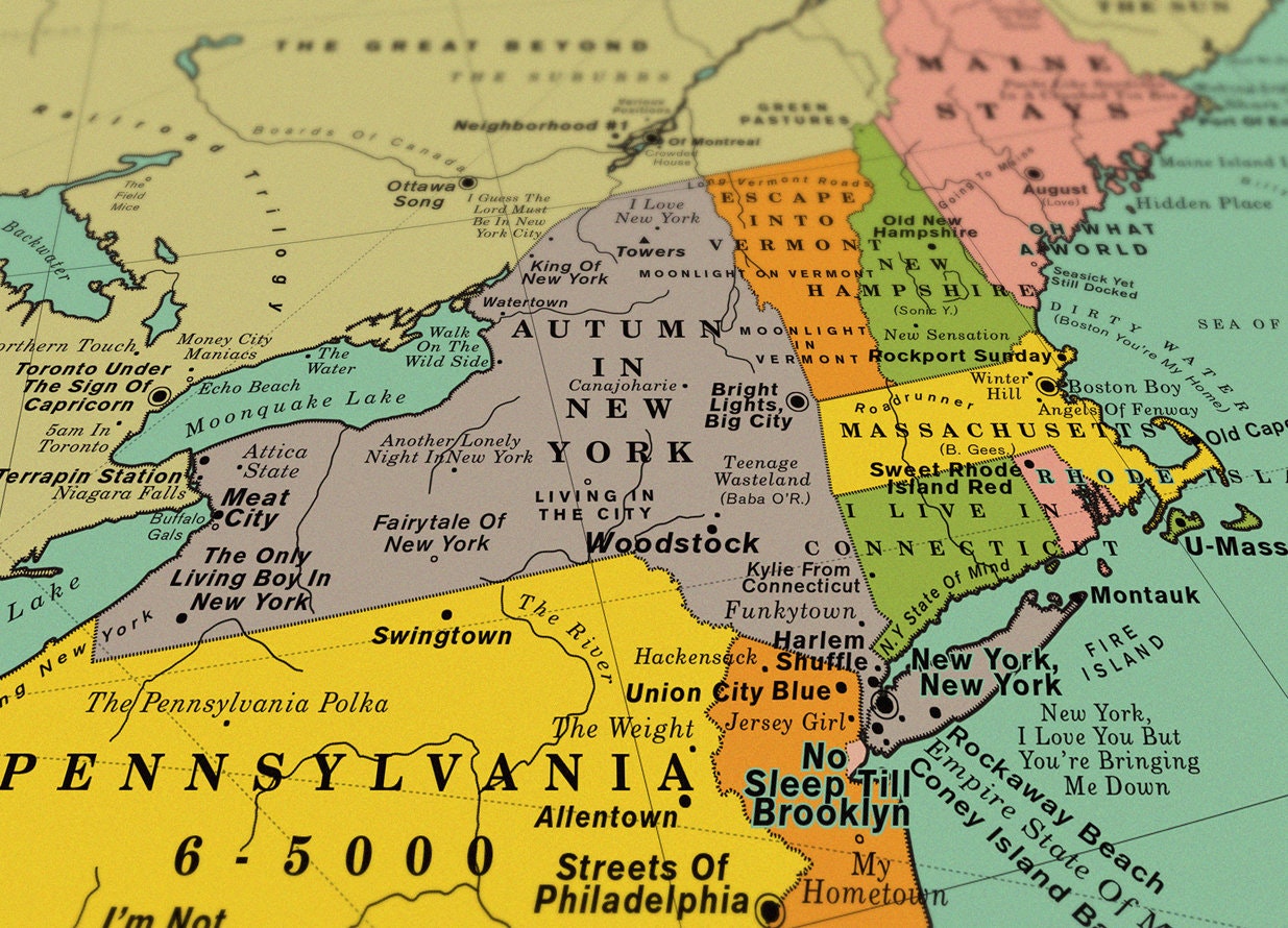 Travel News - usa-song-map-new-york