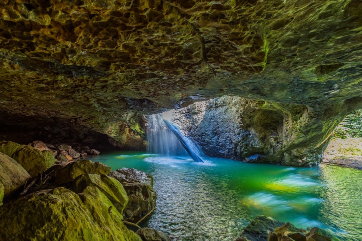Travel News - The cave of Natural Bridge, Springbrook National Park, Australia