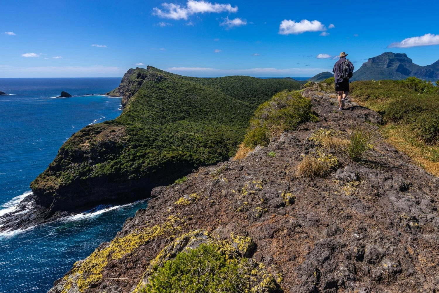 Travel News - Man hiking, Lord Howe Island, New South Wales, Australia