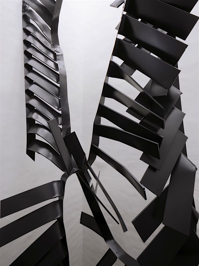 Travel News - Stairs, 2016-17, Monika Sosnowska, courtesy the artist and Muzeum Susch, Art Stations Foundation CH. Photo (c) Studio Stefano Graziani, Muzeum Susch, Art Stations Foundation CH Travel News - Stairs, 2016-17, Monika Sosnowska, courtesy the artist and Muzeum Susch, Art Stations Foundation CH. Photo (c) Studio Stefano Graziani, Muzeum Susch, Art Stations Foundation CH