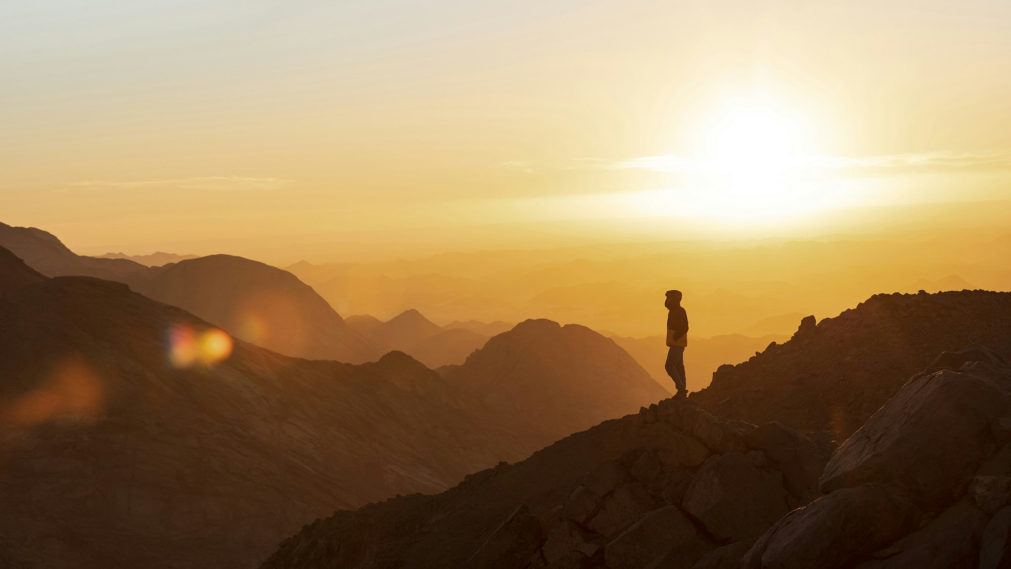 Travel News - Hiker on Jebel Um Samyook, by NOUR EL DIN