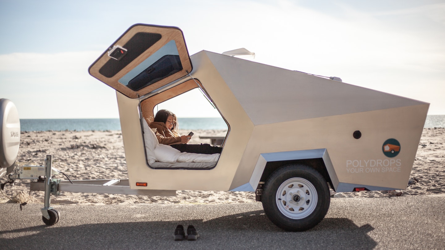 The Polydrop trailer is lightweight and portable.