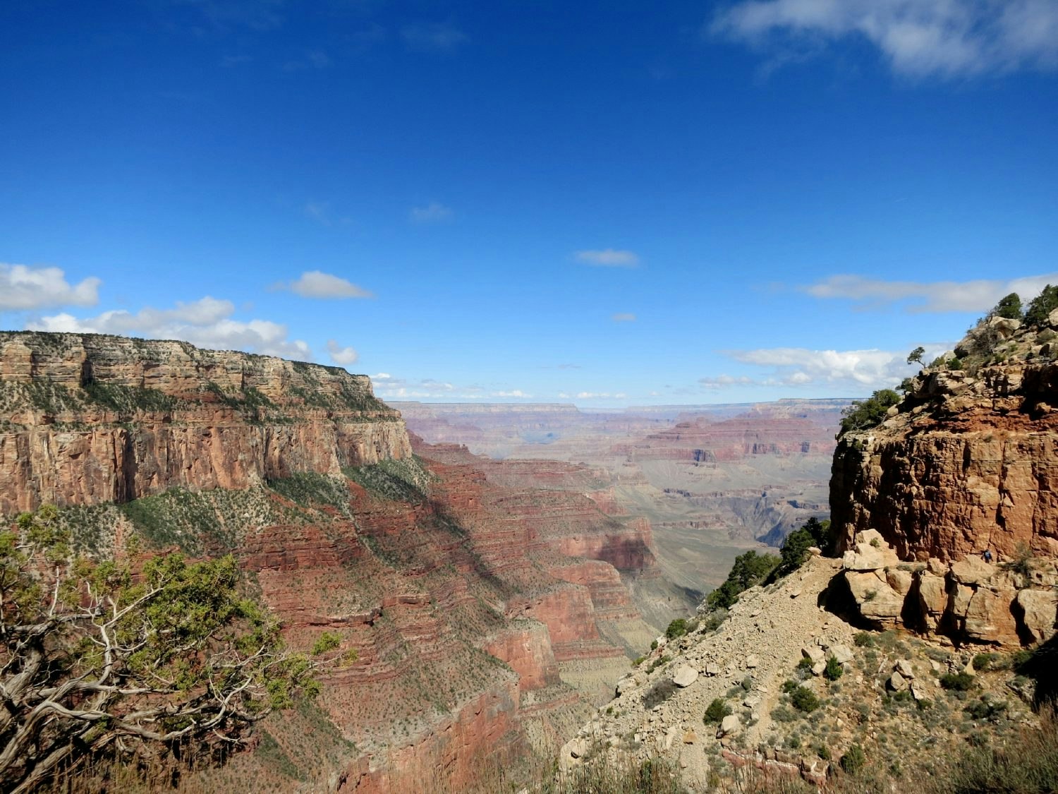 Travel News - View west from the South Kaibab Trail, Grand Canyon