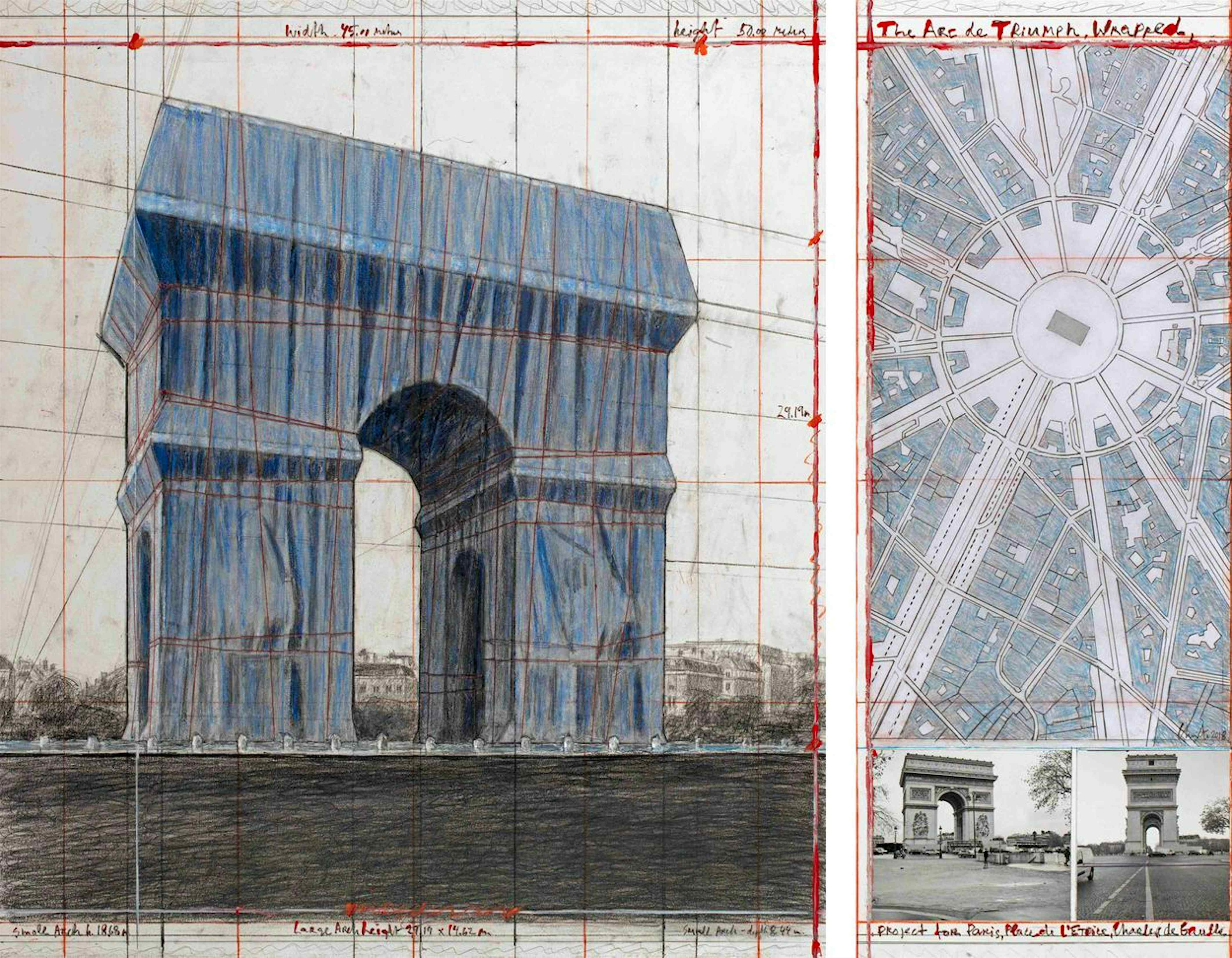 Artist Christo to transform Paris' Arc de Triomphe with silver fabric
