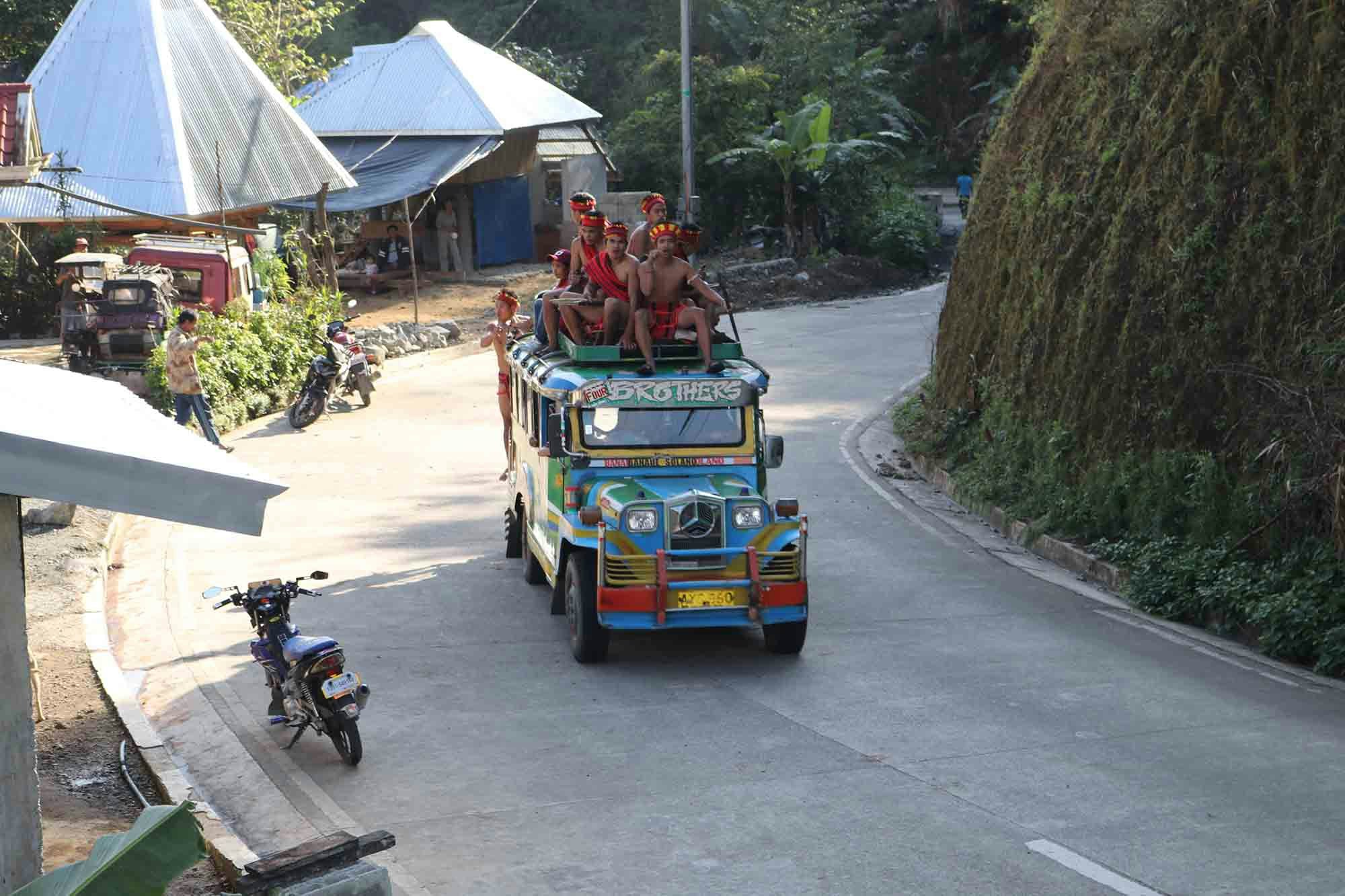 Travel News - Brightly painted jeepney in Ifugao