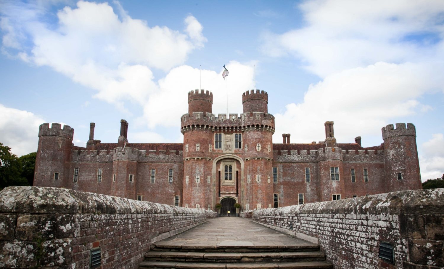 Herstmonceux Castle, which dates from the 15th century