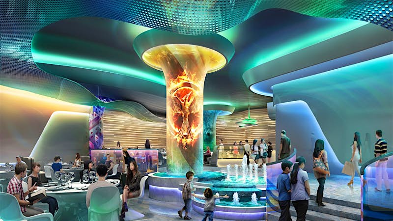 Travel News - Lionsgate 3 A rendering of Lionsgate Entertainment World in China.
