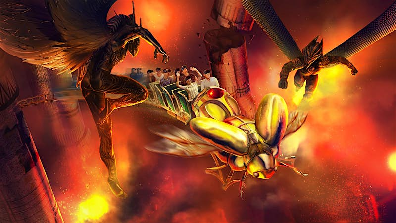 Travel News - Lionsgate 5 A rendering of Lionsgate Entertainment World in China.
