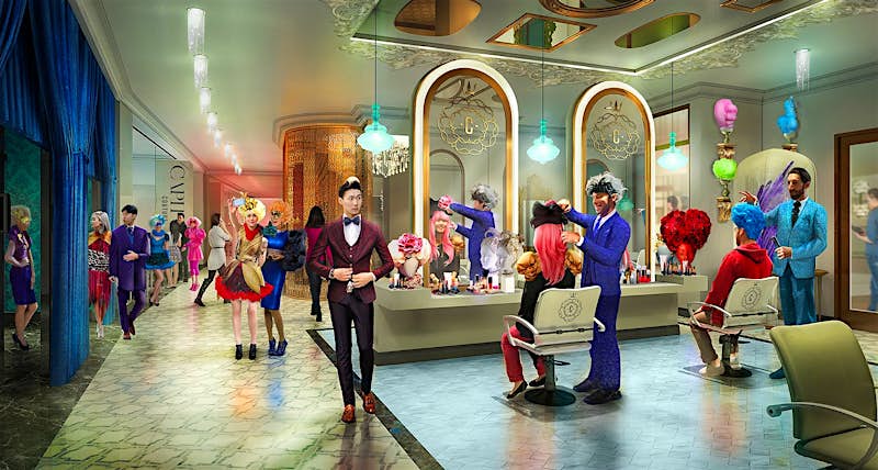 Travel News - Lionsgate 6 A rendering of Lionsgate Entertainment World in China.