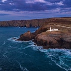An aerial view of Arranmore Island.