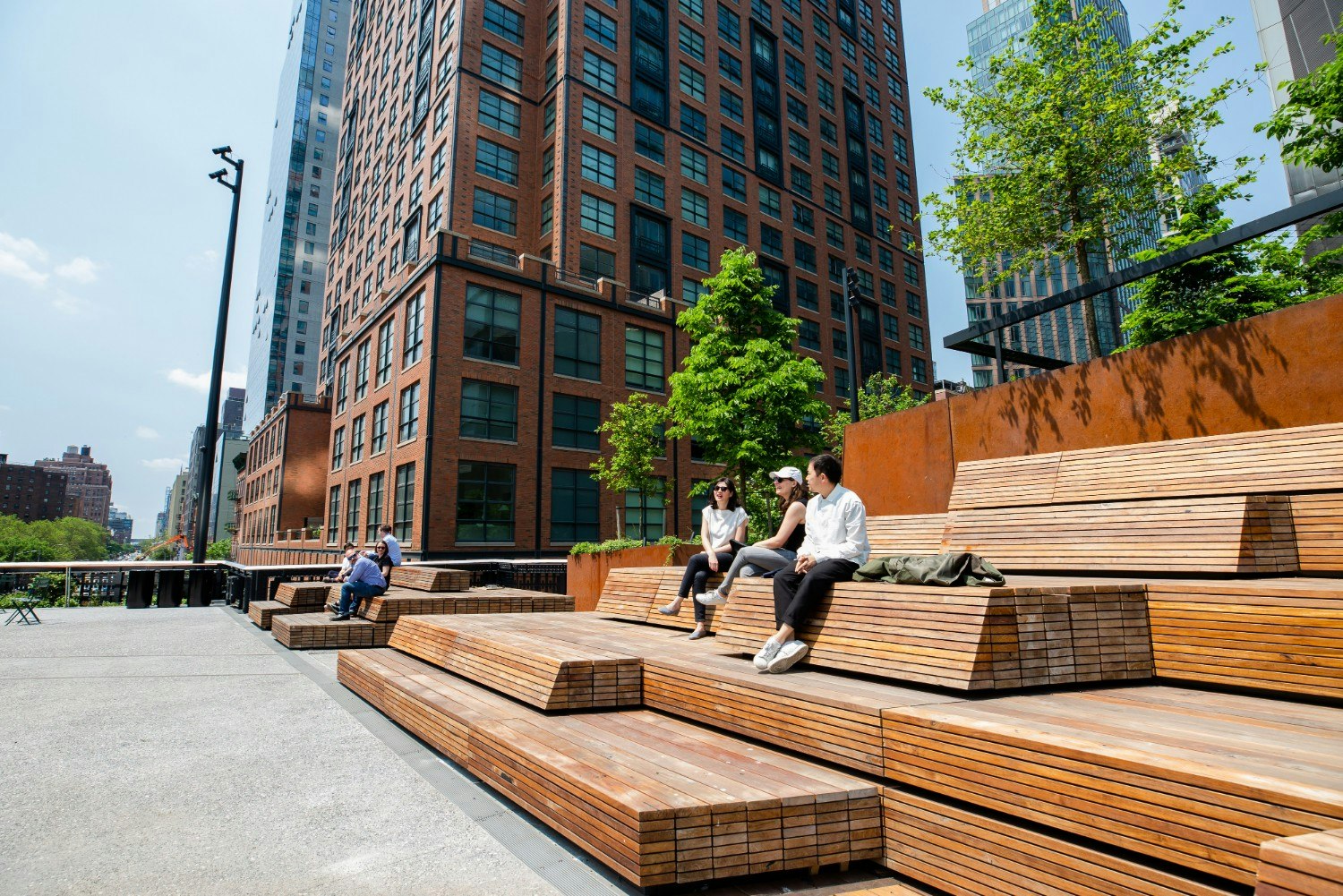 A view of the Spur, the newest section of the High Line in New York.