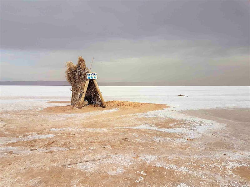 Travel News - Chott el Djerid Salt lake in the desert