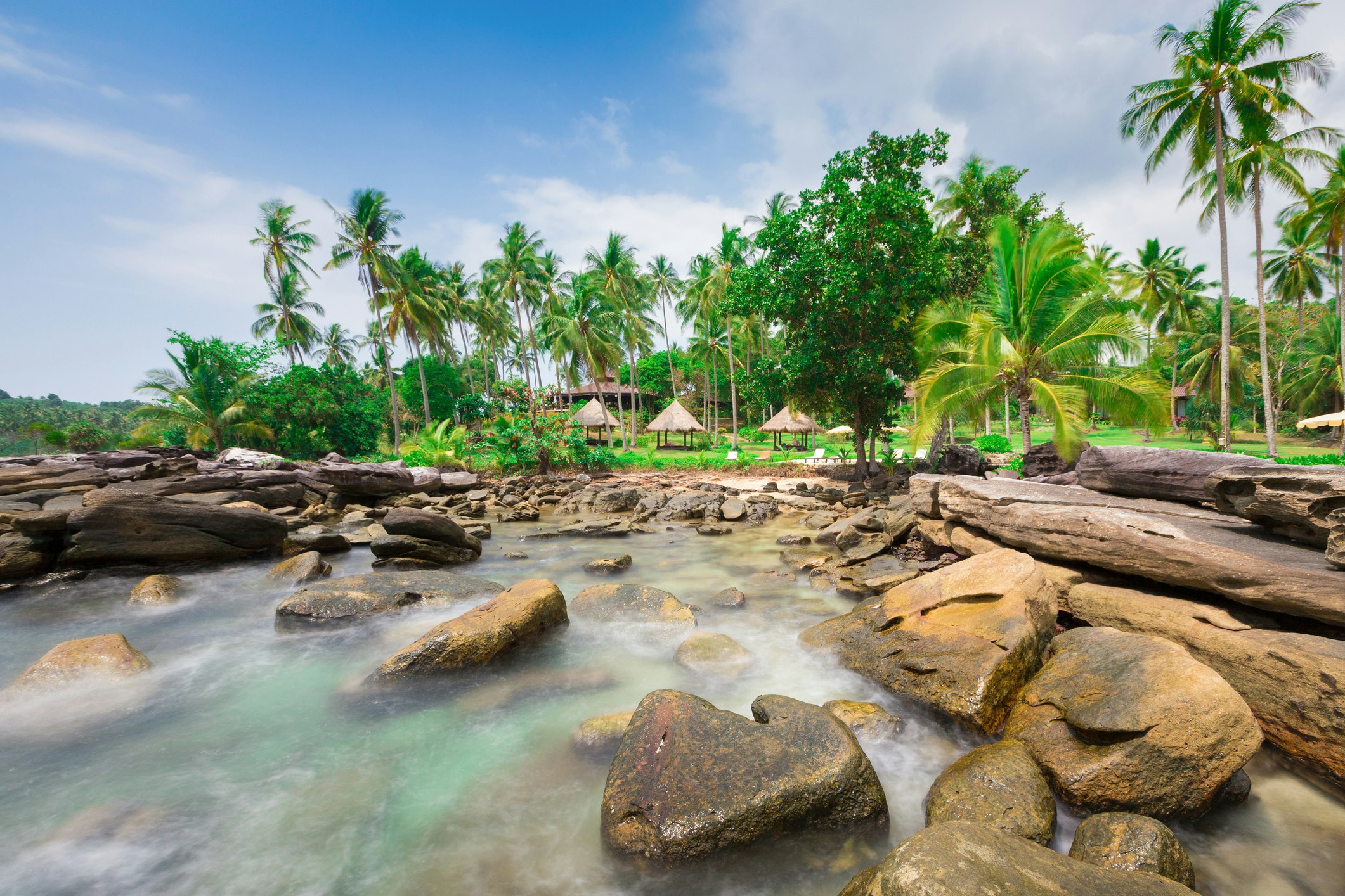 Travel News - Summer beautiful tropical natural beach at Ko Kut or Koh Kood is an island in Trat Province in the Gulf of Thailand.