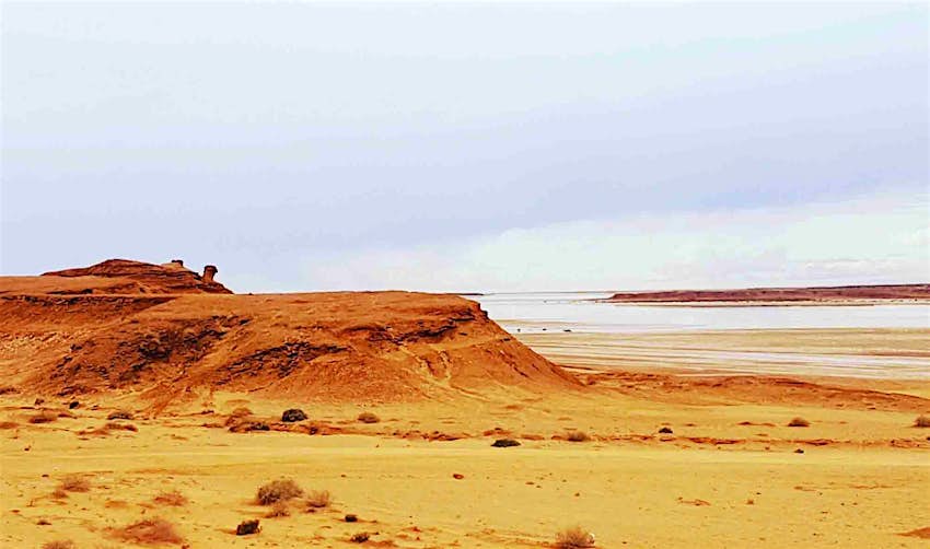 Ong Jemel in the Tunisian desert
