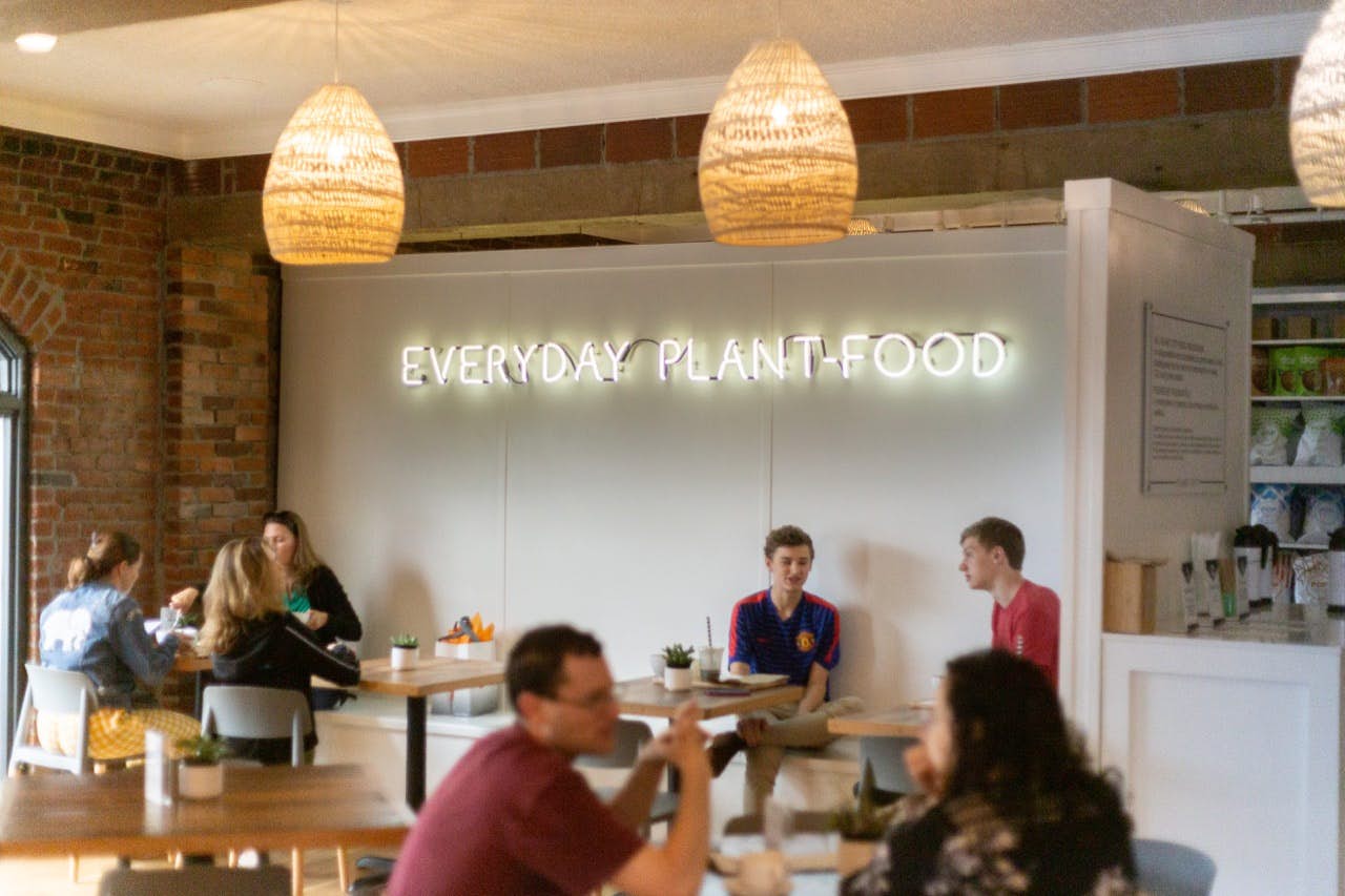 A vegan food hall has opened in Providence, Rhode Island