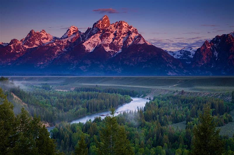 Travel News - Grand Tetons at sunrise Grand Tetons at sunrise