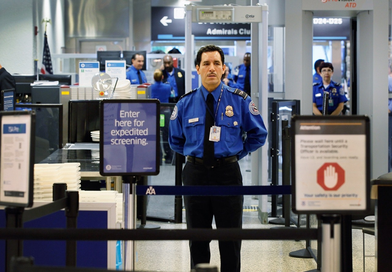 TSA agent at PreCheck