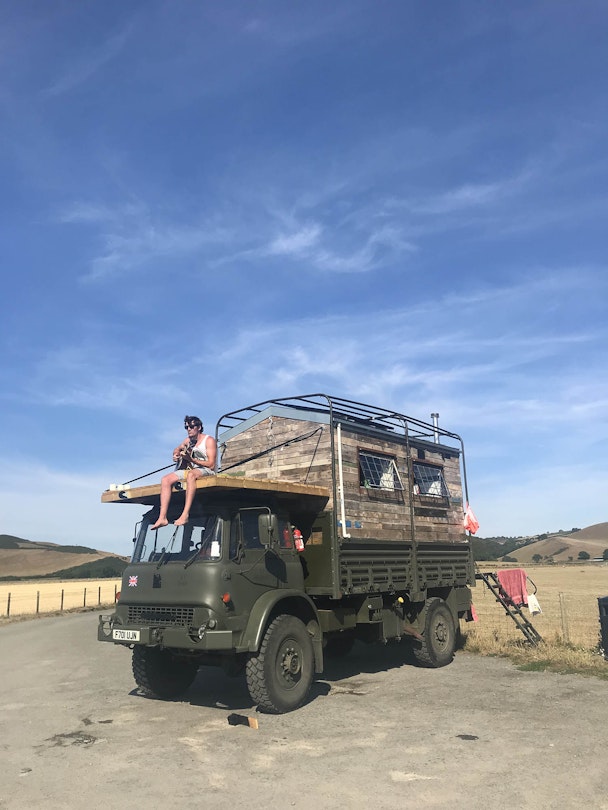 Tom's converted military lorry